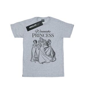 Disney Princess Womens/Ladies Wannabe Princess Cotton Boyfriend T-Shirt / Sports